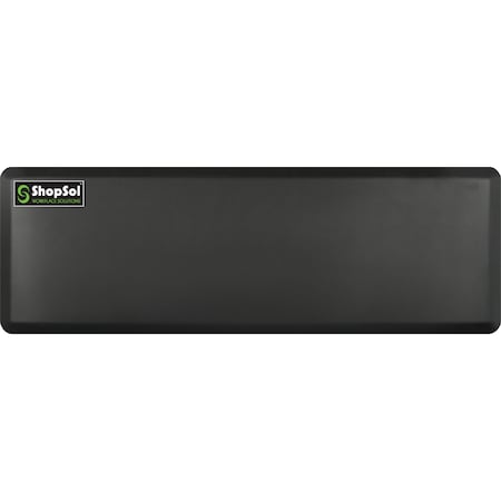 Shopsol Anti-Fatigue Supreme Mat, 6"x2", Black 1010647